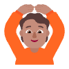 Person Gesturing Ok Flat Medium Element from Fluent Emoji Flat Set