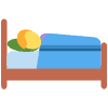 Person In Bed Element from Twemoji Emoji Set