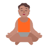 Person In Lotus Position Flat Medium Element from Fluent Emoji Flat Set
