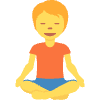 Person In Lotus Position Element from Twemoji Emoji Set