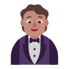 Person In Tuxedo Flat Medium Element from Fluent Emoji Flat Set