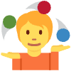 Person Juggling Element from Twemoji Emoji Set
