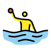 Person Playing Water Polo Element from OpenMoji Emoji Set