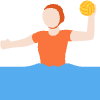 Person Playing Water Polo Light Skin Tone Element from Twemoji Emoji Set