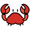 Crab Element from OpenMoji Emoji Set