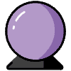Crystal Ball Element from OpenMoji Emoji Set