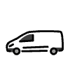 Delivery Truck Element from OpenMoji Emoji Set
