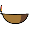 Diya Lamp Element from OpenMoji Emoji Set
