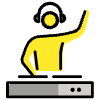 Dj Element from OpenMoji Emoji Set