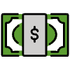 Dollar Banknote Element from OpenMoji Emoji Set