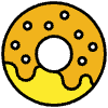Doughnut Element from OpenMoji Emoji Set