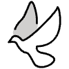 Dove Element from OpenMoji Emoji Set