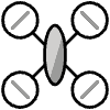 Drone Element from OpenMoji Emoji Set