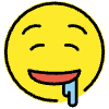 Drooling Face Element from OpenMoji Emoji Set