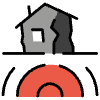 Earthquake Element from OpenMoji Emoji Set