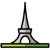 Eiffel Tower Element from OpenMoji Emoji Set