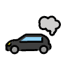 Exhaust Gases Car Element from OpenMoji Emoji Set