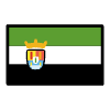 Extremadura Flag Element from OpenMoji Emoji Set
