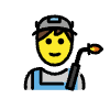 Factory Worker Element from OpenMoji Emoji Set
