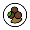 Falafel Element from OpenMoji Emoji Set