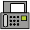 Fax Machine Element from OpenMoji Emoji Set