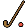 Field Hockey Element from OpenMoji Emoji Set