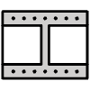 Film Frames Element from OpenMoji Emoji Set