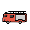 Fire Engine Element from OpenMoji Emoji Set