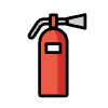 Fire Extinguisher Element from OpenMoji Emoji Set