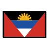 Flag Antigua & Barbuda Element from OpenMoji Emoji Set