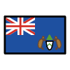 Flag Ascension Island Element from OpenMoji Emoji Set