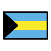 Flag Bahamas Element from OpenMoji Emoji Set