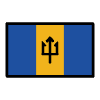 Flag Barbados Element from OpenMoji Emoji Set