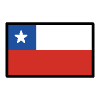 Flag Chile Element from OpenMoji Emoji Set