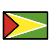 Flag Guyana Element from OpenMoji Emoji Set