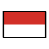 Flag Indonesia Element from OpenMoji Emoji Set