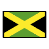 Flag Jamaica Element from OpenMoji Emoji Set