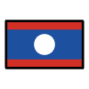 Flag Laos Element from OpenMoji Emoji Set
