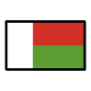 Flag Madagascar Element from OpenMoji Emoji Set
