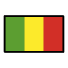 Flag Mali Element from OpenMoji Emoji Set