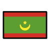 Flag Mauritania Element from OpenMoji Emoji Set