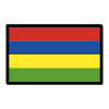 Flag Mauritius Element from OpenMoji Emoji Set