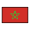 Flag Morocco Element from OpenMoji Emoji Set