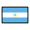 Flag Nicaragua Element from OpenMoji Emoji Set