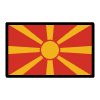 Flag North Macedonia Element from OpenMoji Emoji Set