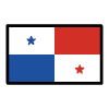 Flag Panama Element from OpenMoji Emoji Set