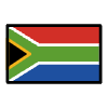 Flag South Africa Element from OpenMoji Emoji Set