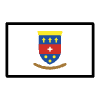 Flag St. Barthélemy Element from OpenMoji Emoji Set