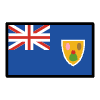 Flag Turks & Caicos Islands Element from OpenMoji Emoji Set