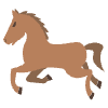 Horse Element from EmojiTwo Colors Set